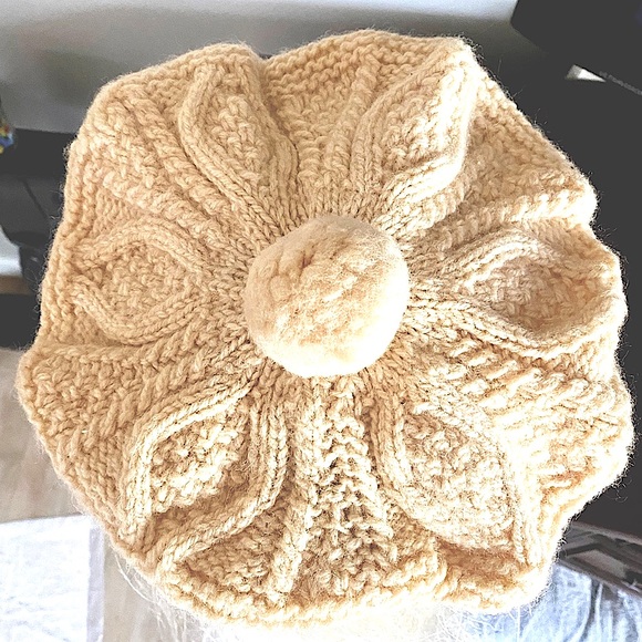 🐑JOHN MOLLOY🐑 WOOLLY CROCHET HAT HANDMADE IN NORTHERN IRELAND VTG PERFECT🇮🇪 - Picture 10 of 11